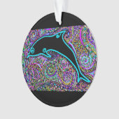 イルカ・アート・デザイン オーナメント (正面)