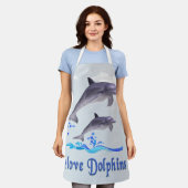 イルカ エプロン (着用した状態)