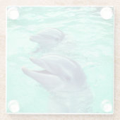 イルカ ガラスコースター (裏面)