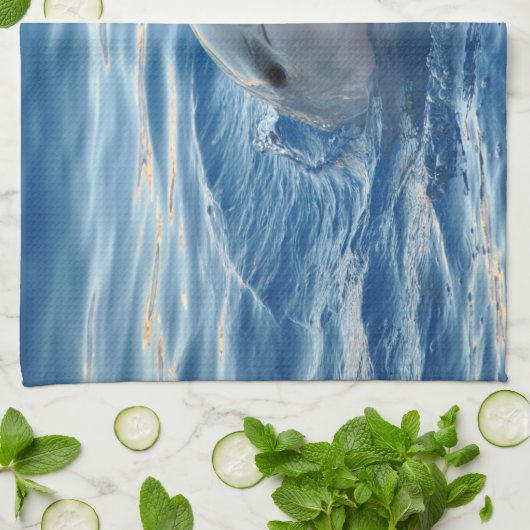 イルカ キッチンタオル (折り畳み)