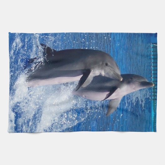 イルカ キッチンタオル (横)