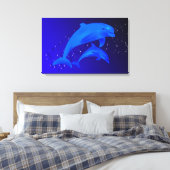 イルカ キャンバスプリント (インサイチュ (寝室))