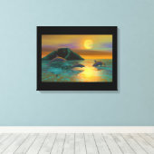 イルカ キャンバスプリント (インサイチュ (ウッドフロア))