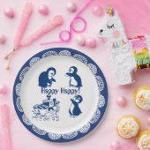 イルカ、クジラ、ペンギン ペーパープレート (パーティー)