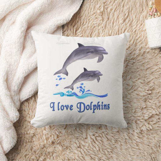 イルカ クッション (ブランケット)
