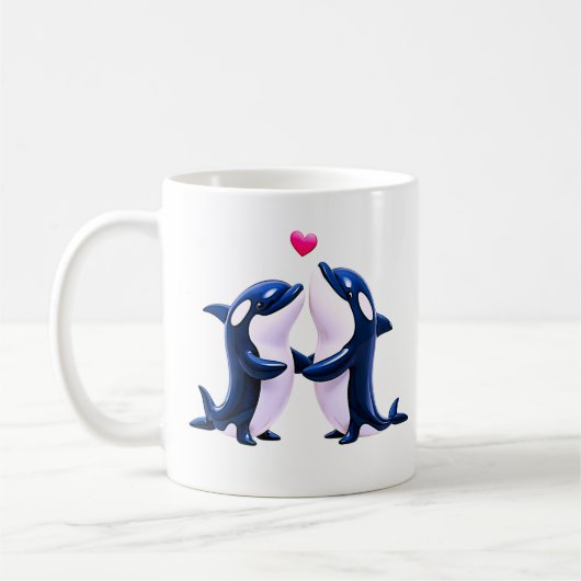 イルカ コーヒーマグカップ (左)