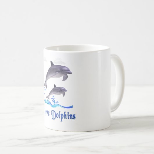 イルカ コーヒーマグカップ (正面右)