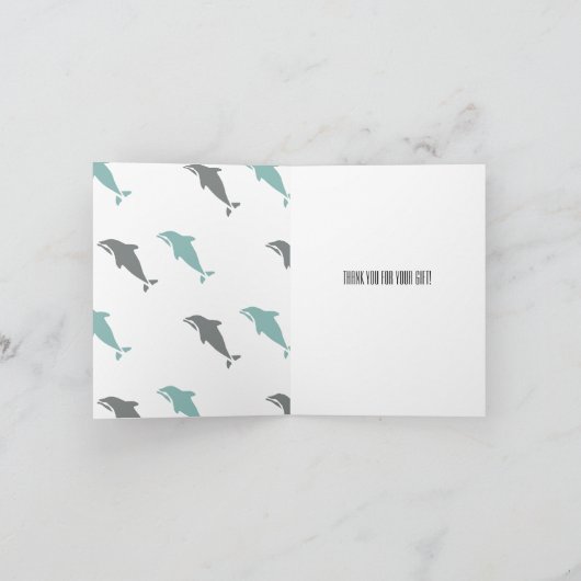 イルカ サンキューカード (内部)