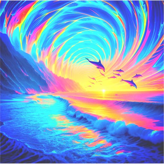 イルカ シール (正面)