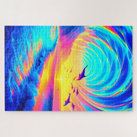 イルカ ジグソーパズル (横)