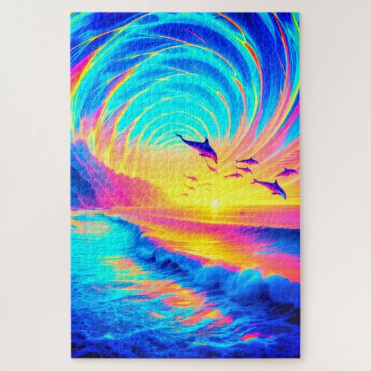 イルカ ジグソーパズル (縦)