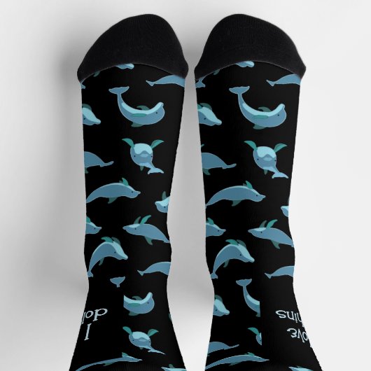 イルカ ソックス (上部)