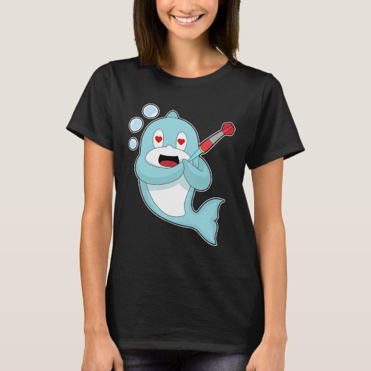 イルカ ダーツ スポーツ Tシャツ (正面)