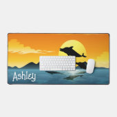 イルカ デスクマット (キーボード&マウス)