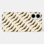 イルカ デルフィヌス デルフィス、ヴィンテージ 海洋 哺乳類 Case-Mate iPhoneケース (裏面 (横))