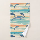 イルカ バスタオルセット (ハンドタオル)