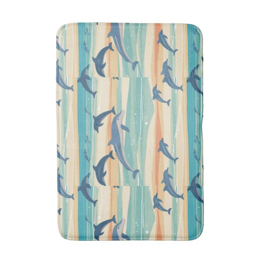 イルカ バスマット (正面縦)