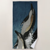 イルカ ビーチタオル (正面)