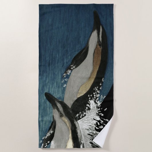イルカ ビーチタオル (正面)