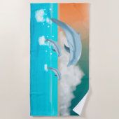 イルカ ビーチタオル (正面)