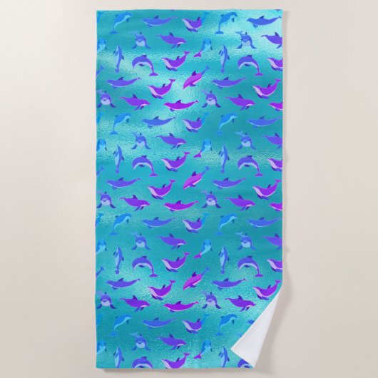 イルカ ビーチタオル (正面)