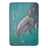 イルカ、ビーチバス、キャビン、ホームラグまたはマット バスマット (正面縦)