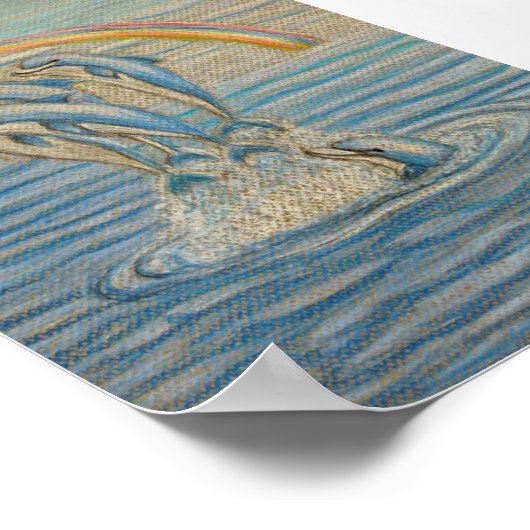 イルカ ポスター (角)