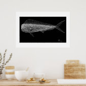 イルカ ポスター (キッチン)