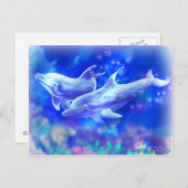 イルカ ポストカード (正面/裏面)