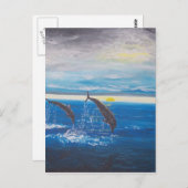 イルカ ポストカード (正面/裏面)
