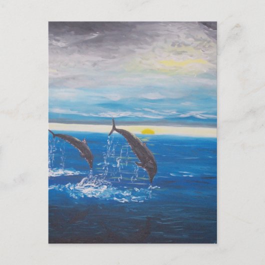 イルカ ポストカード (正面)