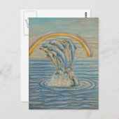 イルカ ポストカード (正面/裏面)
