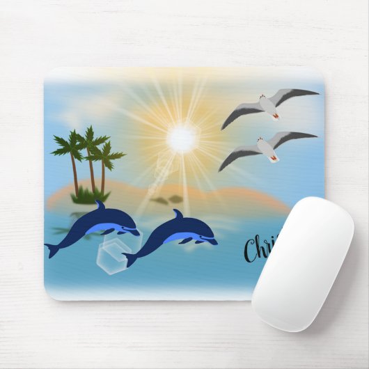 イルカ マウスパッド (マウス)
