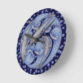 イルカ ラウンド壁時計 (傾斜)