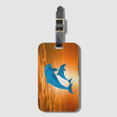 イルカ ラゲッジタグ (正面縦)