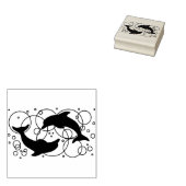 イルカ ラバースタンプ (押印)