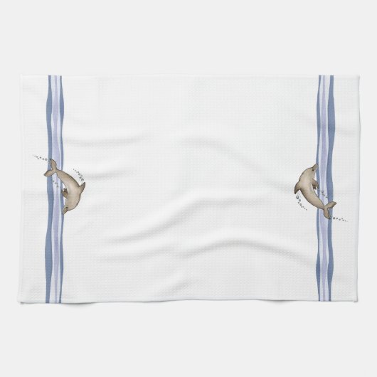 イルカ-台所タオル キッチンタオル (横)