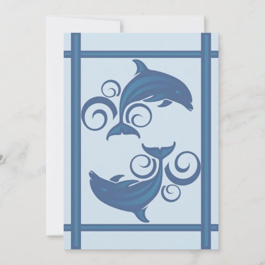 イルカ 招待状 (裏面)