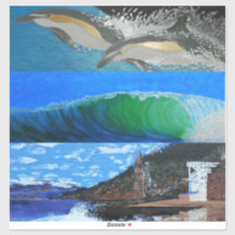 イルカ,波,ビクトリアビーチソラグナタワー