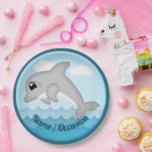 イルカ，海獣，海洋生物パーティープレート ペーパープレート (パーティー)