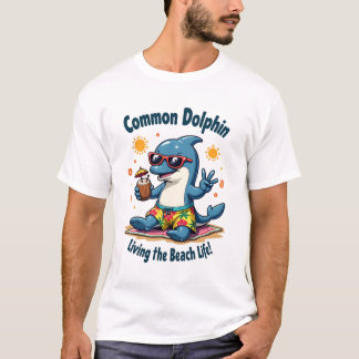 イルカ:海知性がある放浪者 Tシャツ