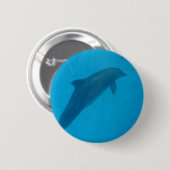 イルカ 缶バッジ (正面&裏面)