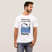 イルカ 自分のリズムで回ってる Tシャツ (正面フル)