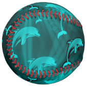 イルカ，魚，自然,水中競技,デザイン，美しい ソフトボール (正面左)