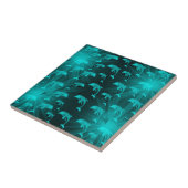 イルカ，魚，自然,水中競技,デザイン，美しい タイル (側面)