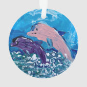イルカ「Art by Kids」 オーナメント (裏面)