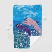 イルカ「Art by Kids」 ゴルフタオル (インサイチュ)