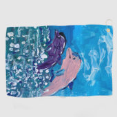 イルカ「Art by Kids」 ゴルフタオル (横)