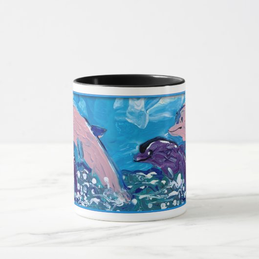 イルカ「Art by Kids」 マグカップ (中央)