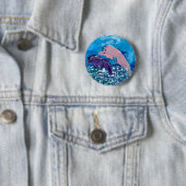 イルカ「Art by Kids」 缶バッジ (インサイチュ)
